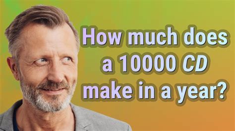 How much will a $10000 dollar CD earn?