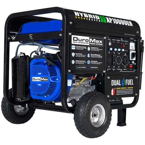 How much will a 10 000 watt generator run?