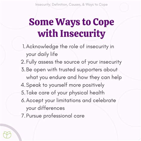 How not to act insecure?