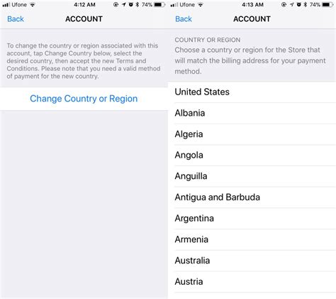 How often can I change Apple ID country?