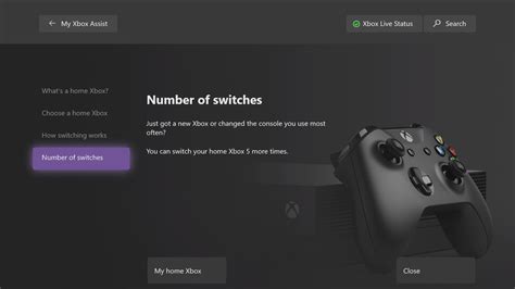 How often can you set home Xbox?