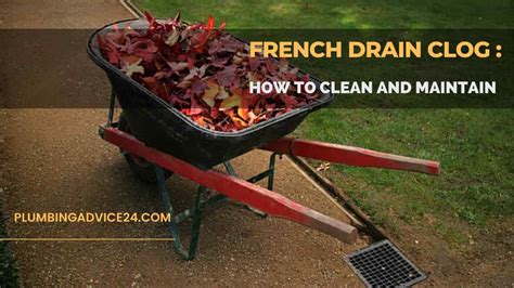 How often do French drains clog?