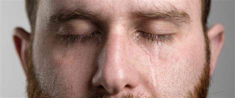 How often do males cry?