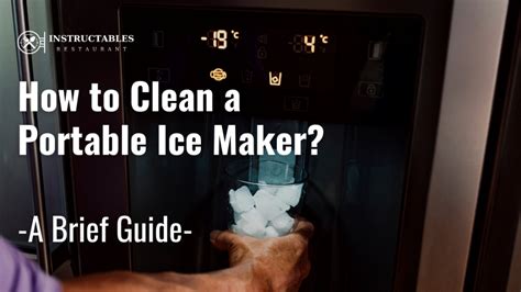 How often do you need to clean a portable ice maker?