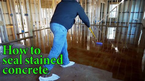 How often does stained concrete need to be sealed?