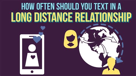How often should I text my long distance partner?