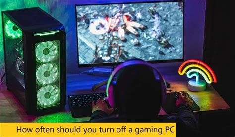 How often should I turn off my gaming PC?