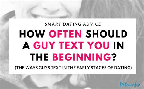 How often should a guy talk to you?