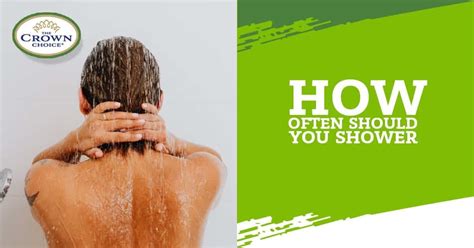 How often should a woman shower?