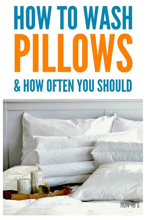 How often should pillows be washed?