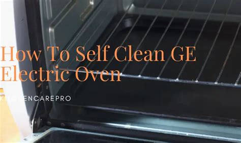 How often should you self-clean your oven?