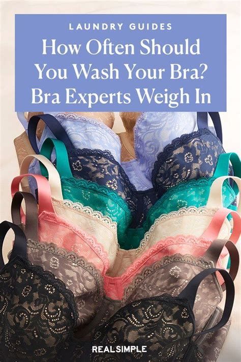 How often should you wash bras?