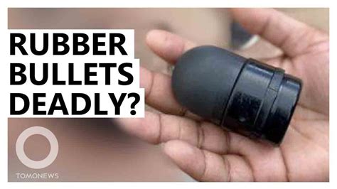 How painful are rubber bullets?