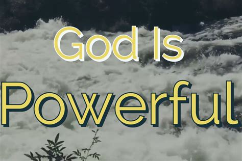 How powerful is God really?