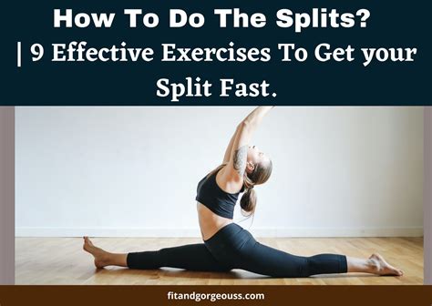 How quickly can you train your body to do the splits?