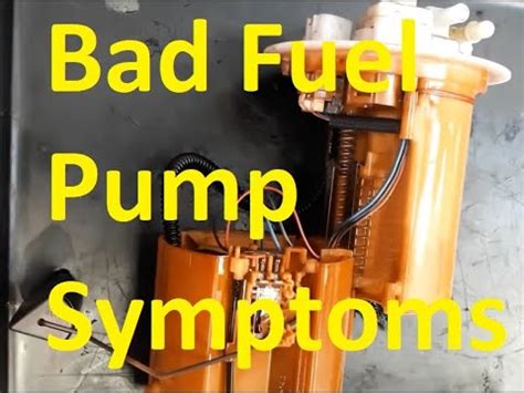 How quickly does a fuel pump go bad?