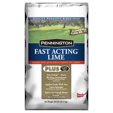 How quickly does fast acting lime work?
