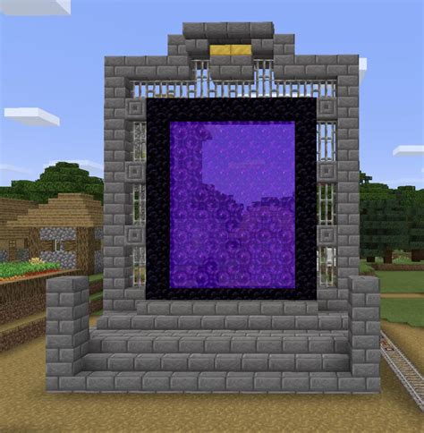 How rare is a giant ruined portal in Minecraft?