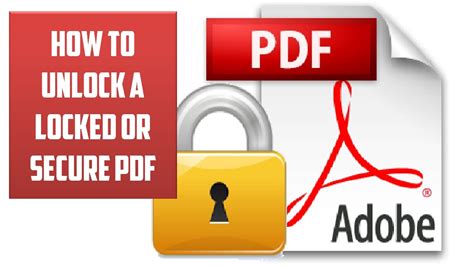 How safe is a locked PDF?