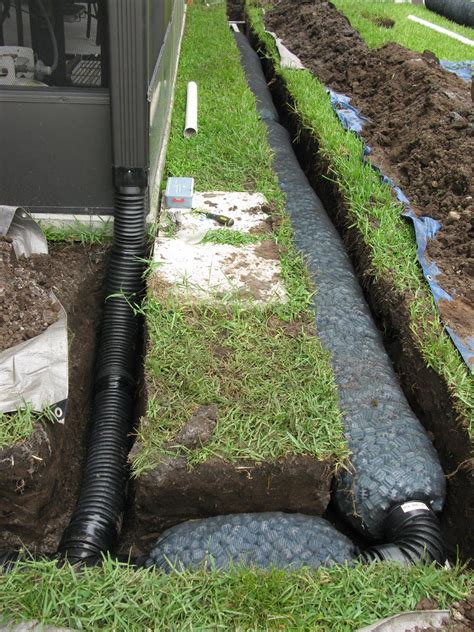 How shallow can a French drain be?