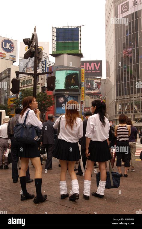 How short are school skirts in Japan?