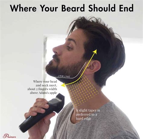 How should I edge my beard?