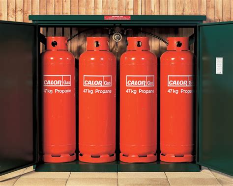 How should LPG cylinders be stored?