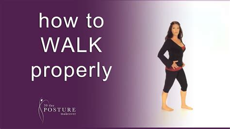 How should a girl walk properly?