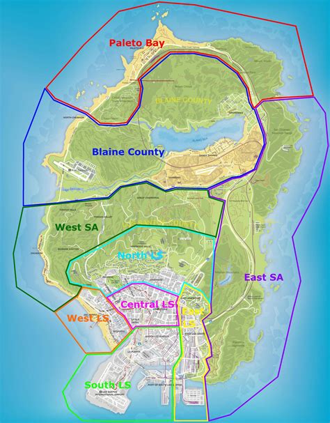 How similar is GTA V map to LA?