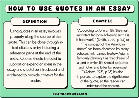 How start an essay with a quote?