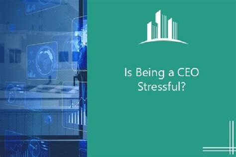How stressful is being a CEO?
