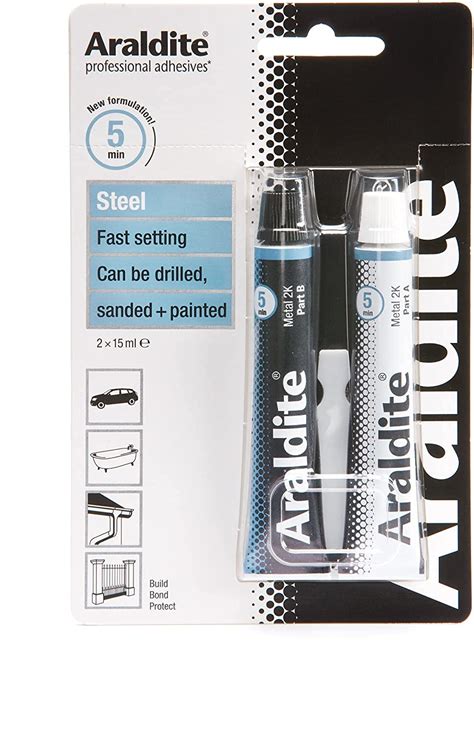 How strong is Araldite 5-minute epoxy?