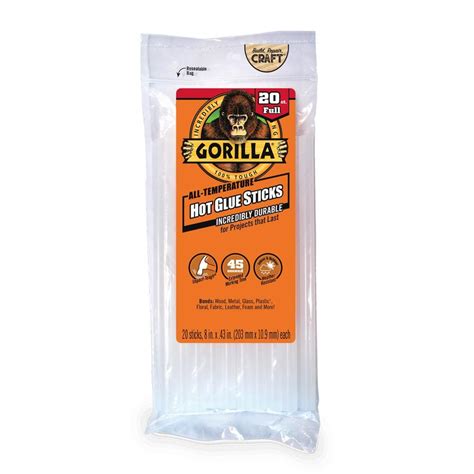 How strong is Gorilla Glue hot glue Sticks?