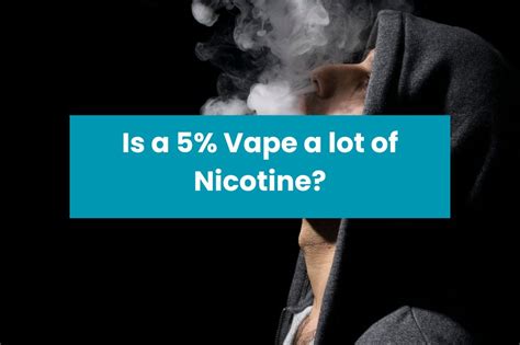 How strong is a 5% vape?