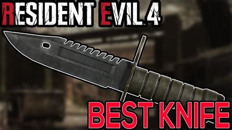 How strong is the knife in re4?