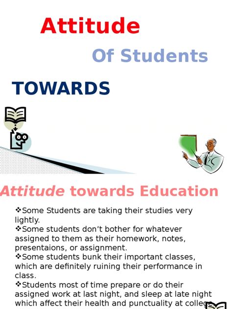How students attitudes affect their learning?