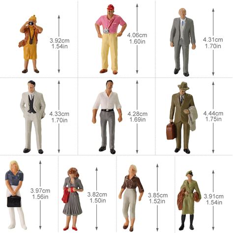 How tall are 1 43 scale figures?