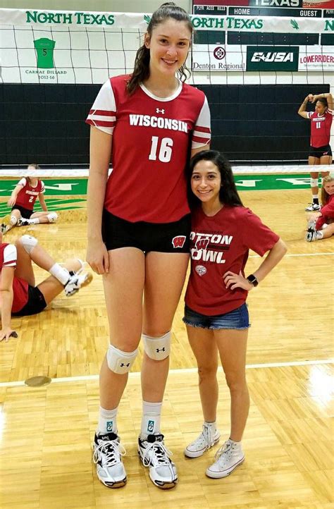 How tall are volleyball girls?