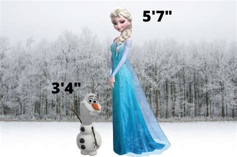 How tall is Olaf?