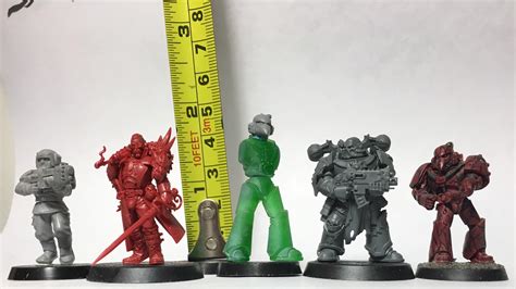 How tall is a 32mm Warhammer base?