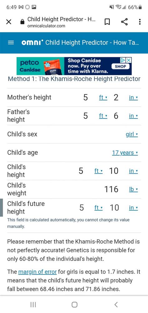 How tall will I be if my mom is 5 2 and my dad is 5 8?