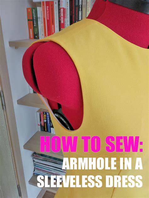 How the sleeveless armholes are finished?