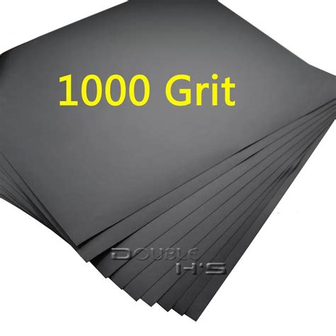 How thick is 1000 grit sandpaper?