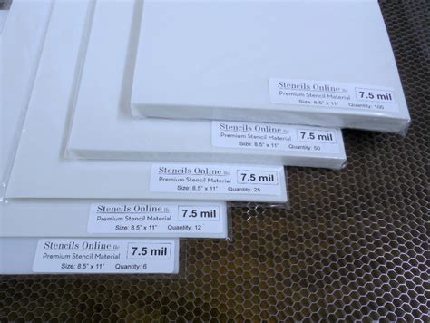 How thick is stencil paper?