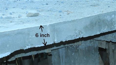 How thick should second floor slab be?