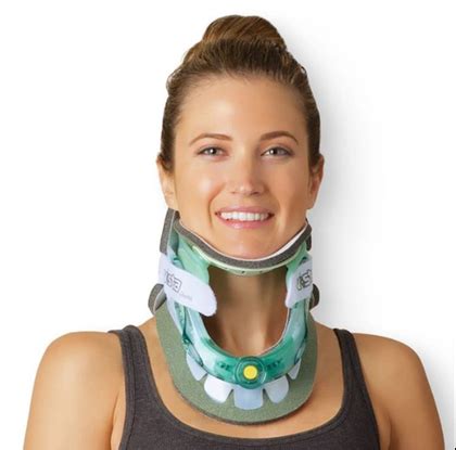 How tight should a hard cervical collar be?