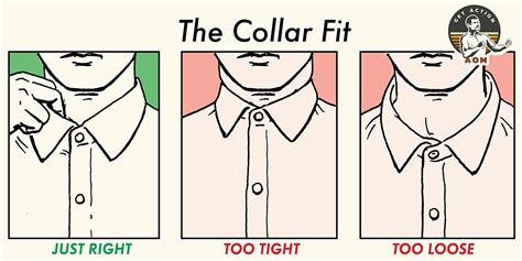 How tight should a shirt collar fit?
