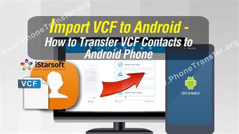 How to Import VCF file from PC to Android?