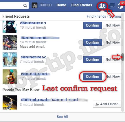 How to accept friend request on Facebook after 5000 friends?