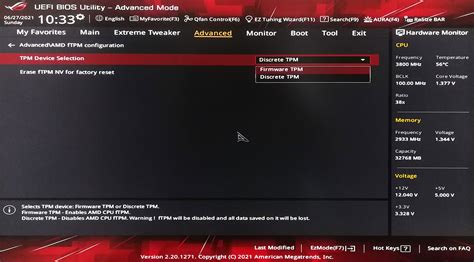 How to activate UEFI in BIOS?